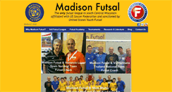 Desktop Screenshot of madisonfutsal.com
